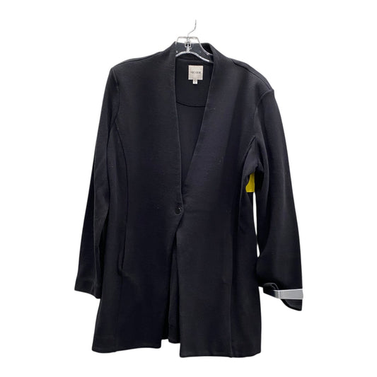 Sweater Cardigan By Nic + Zoe In Black, Size:Xl