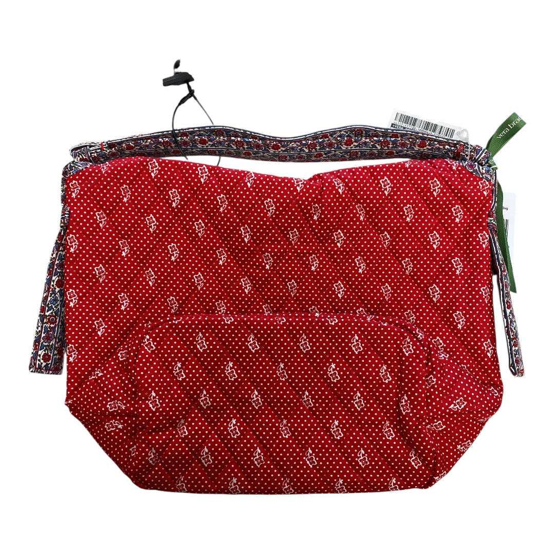 Makeup Bag By Vera Bradley In Red, Size:Medium