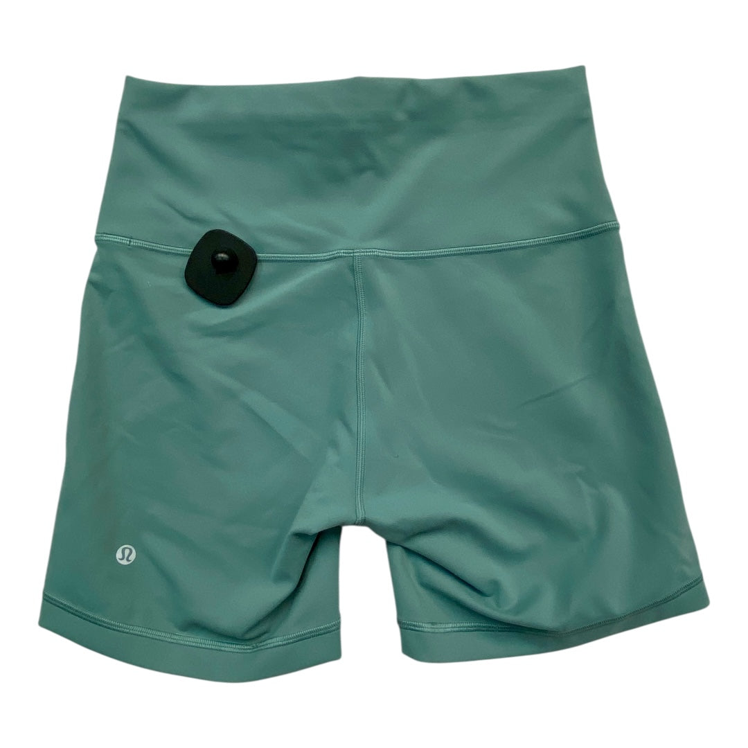 Athletic Shorts By Lululemon In Green, Size:8