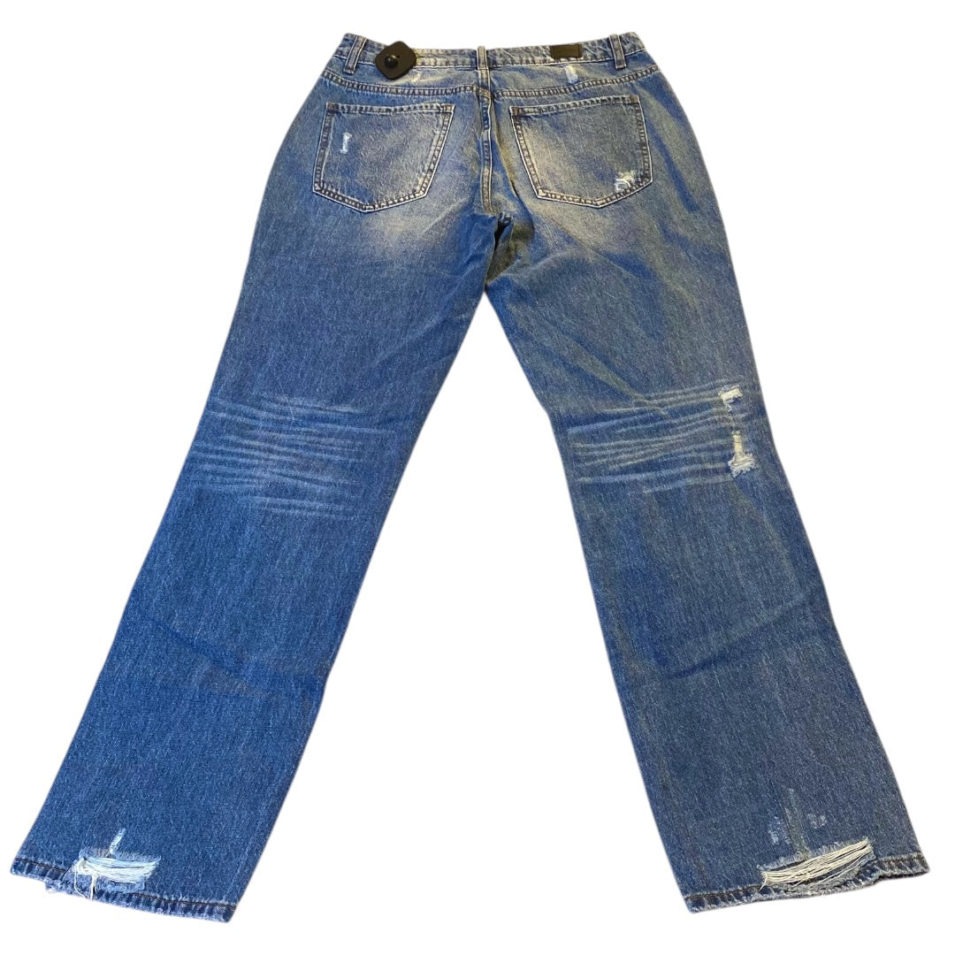 Jeans Wide Leg By Cmc In Blue Denim, Size:M