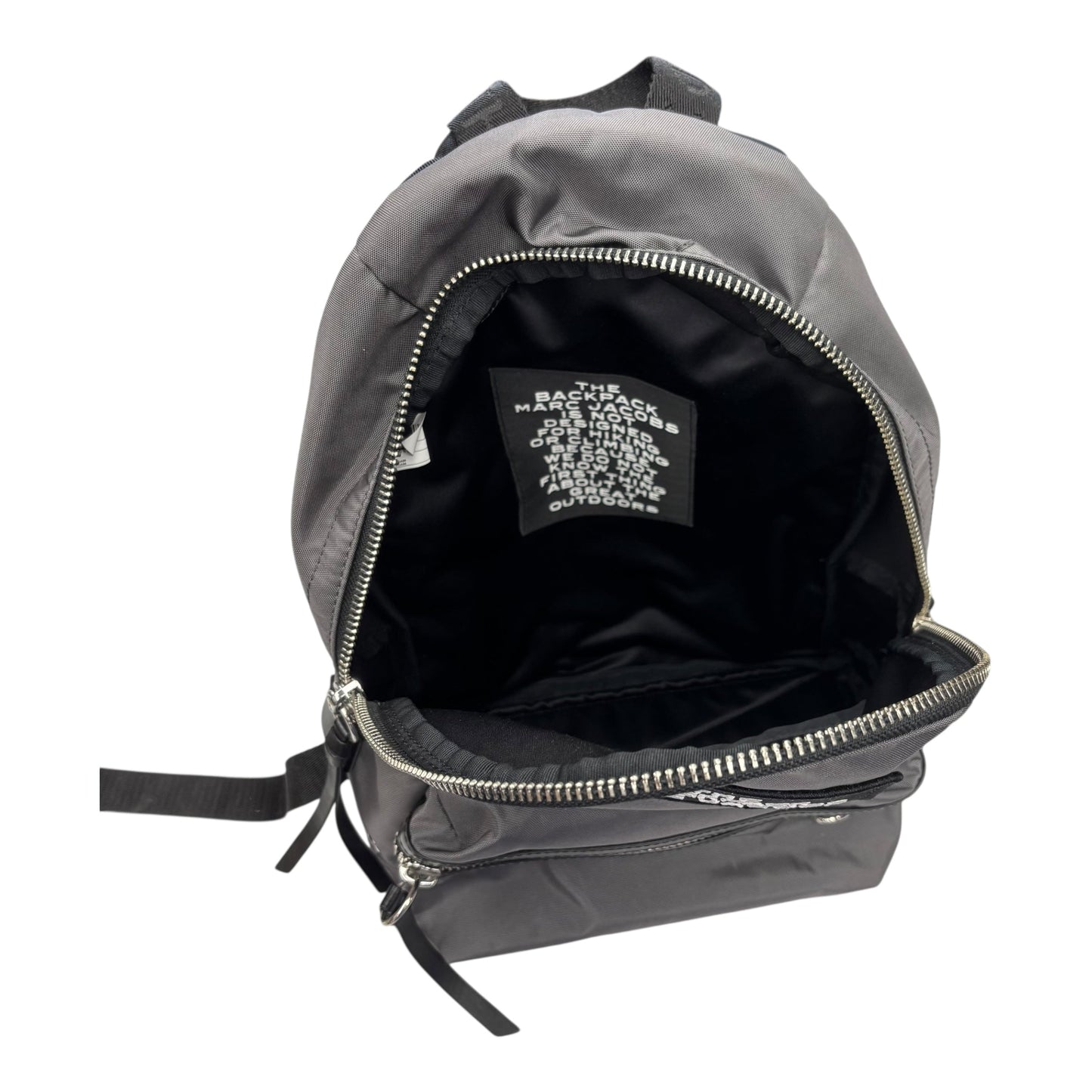 Backpack Luxury Designer By Marc Jacobs In Grey, Size:Medium