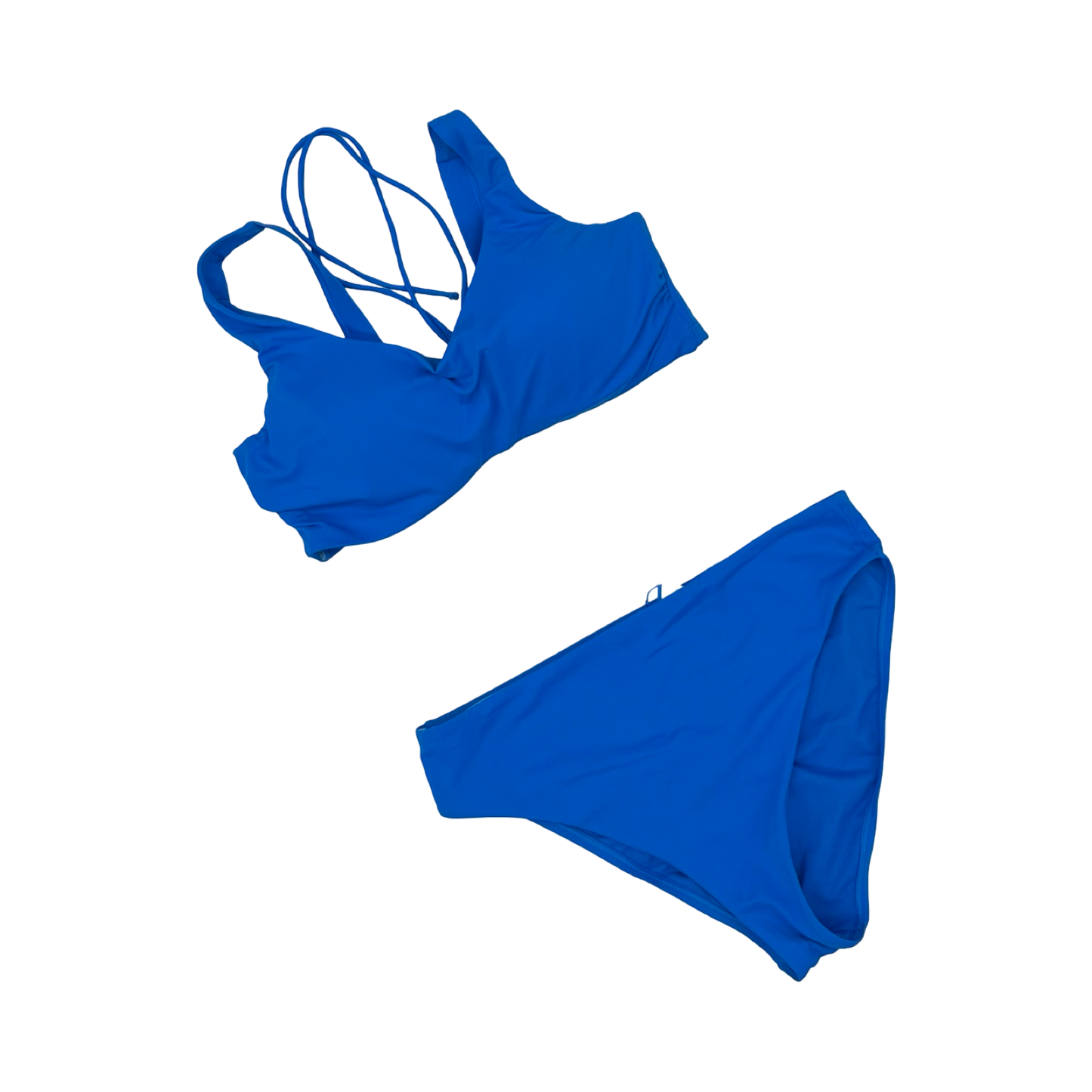 Swimsuit 2Pc By Clothes Mentor In Blue, Size:Xl