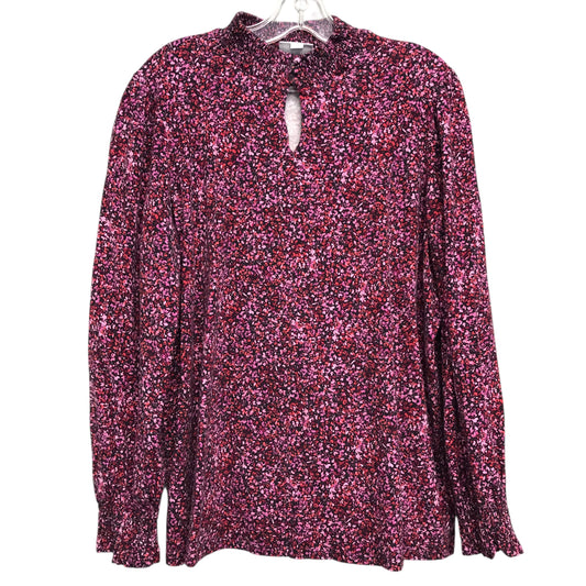 Top Ls By J. Jill In Black & Pink, Size:Xl