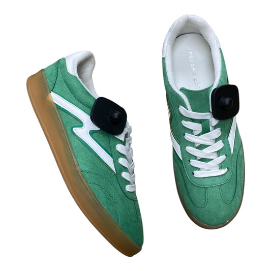 Shoes Sneakers By Madden Girl In Green & White, Size:8.5