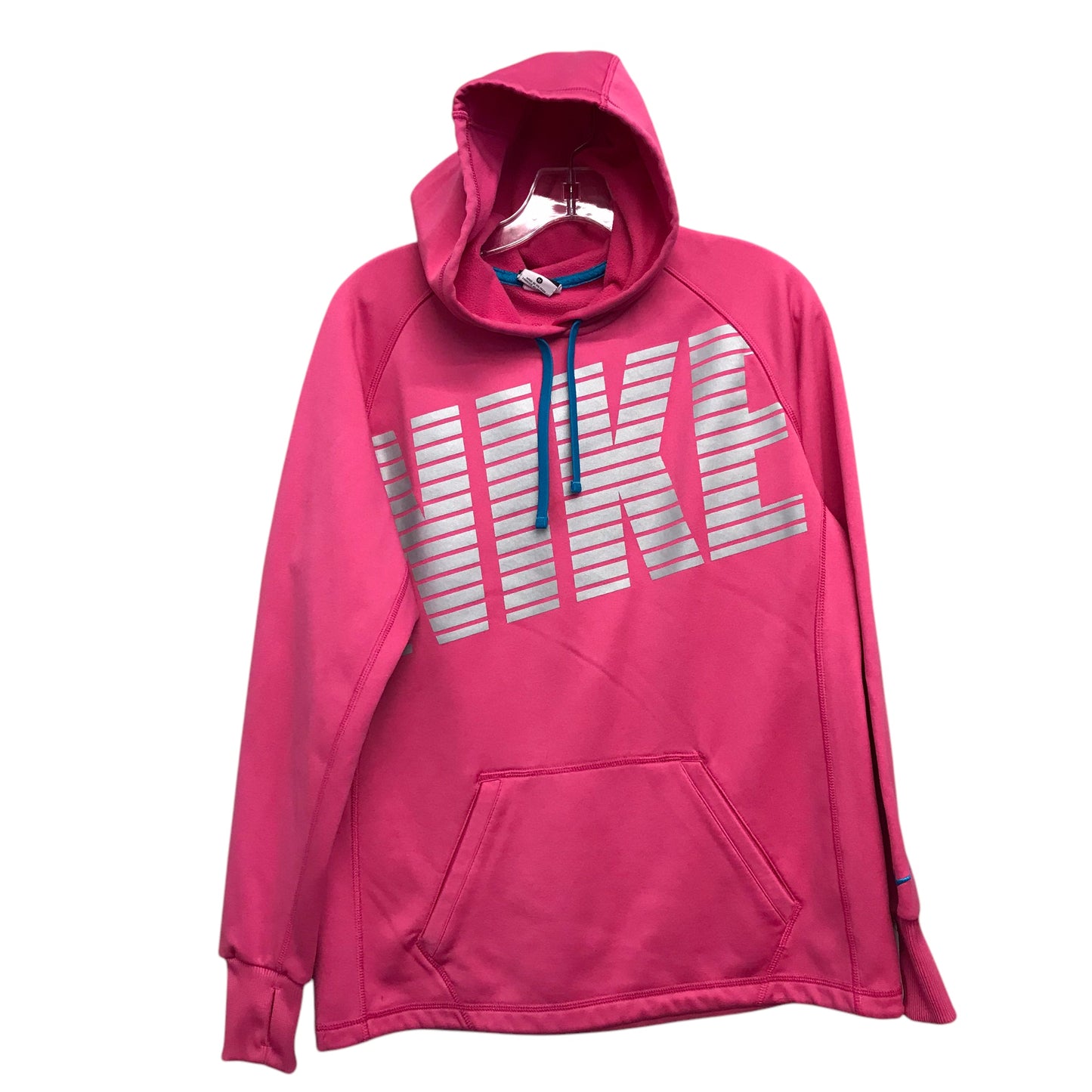 Athletic Sweatshirt Hoodie By Nike Apparel In Pink, Size:M