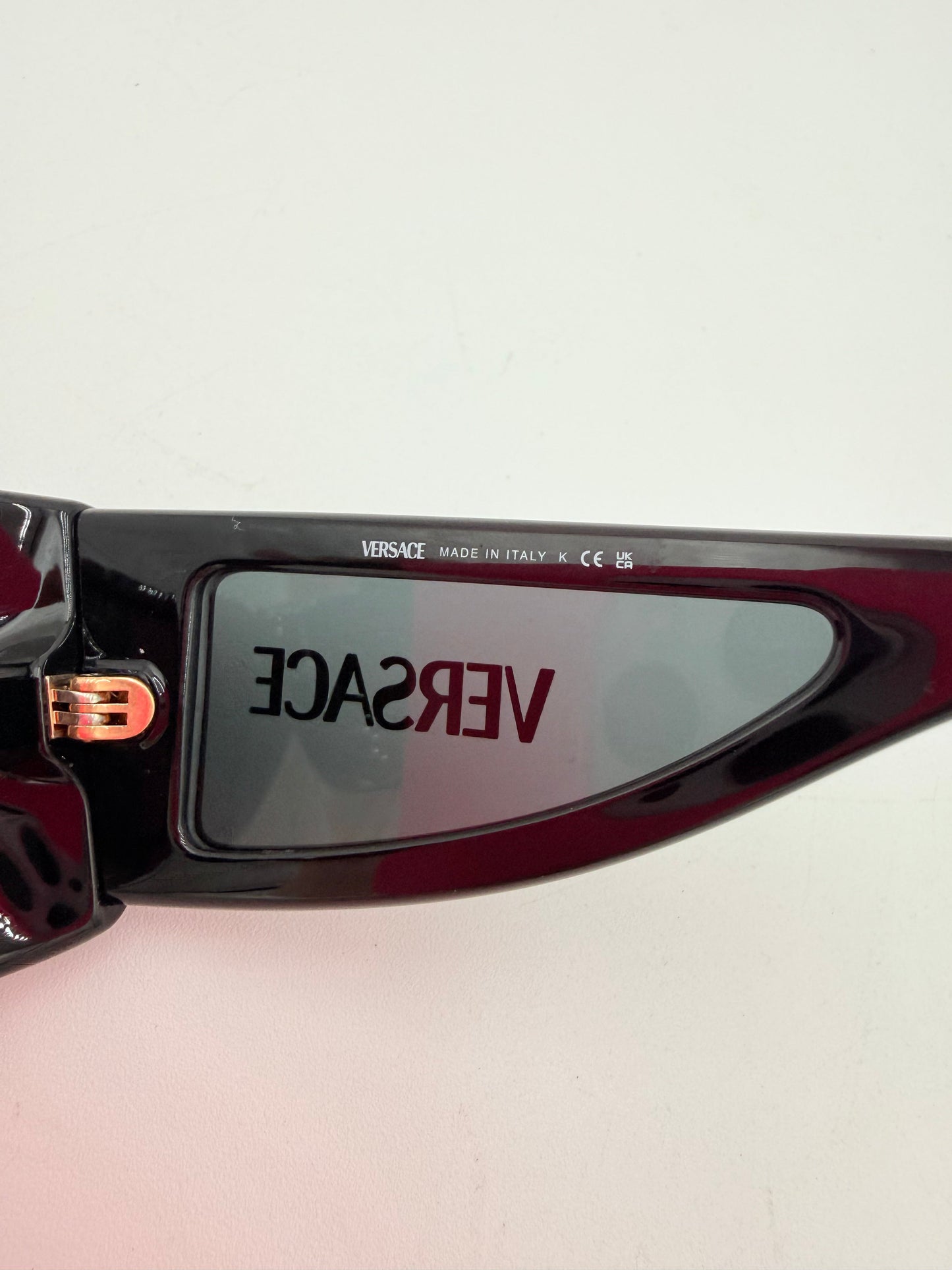 Sunglasses Luxury Designer By Versace In Black