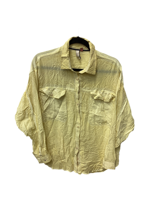 Top Ls By Pilcro In Yellow, Size:M