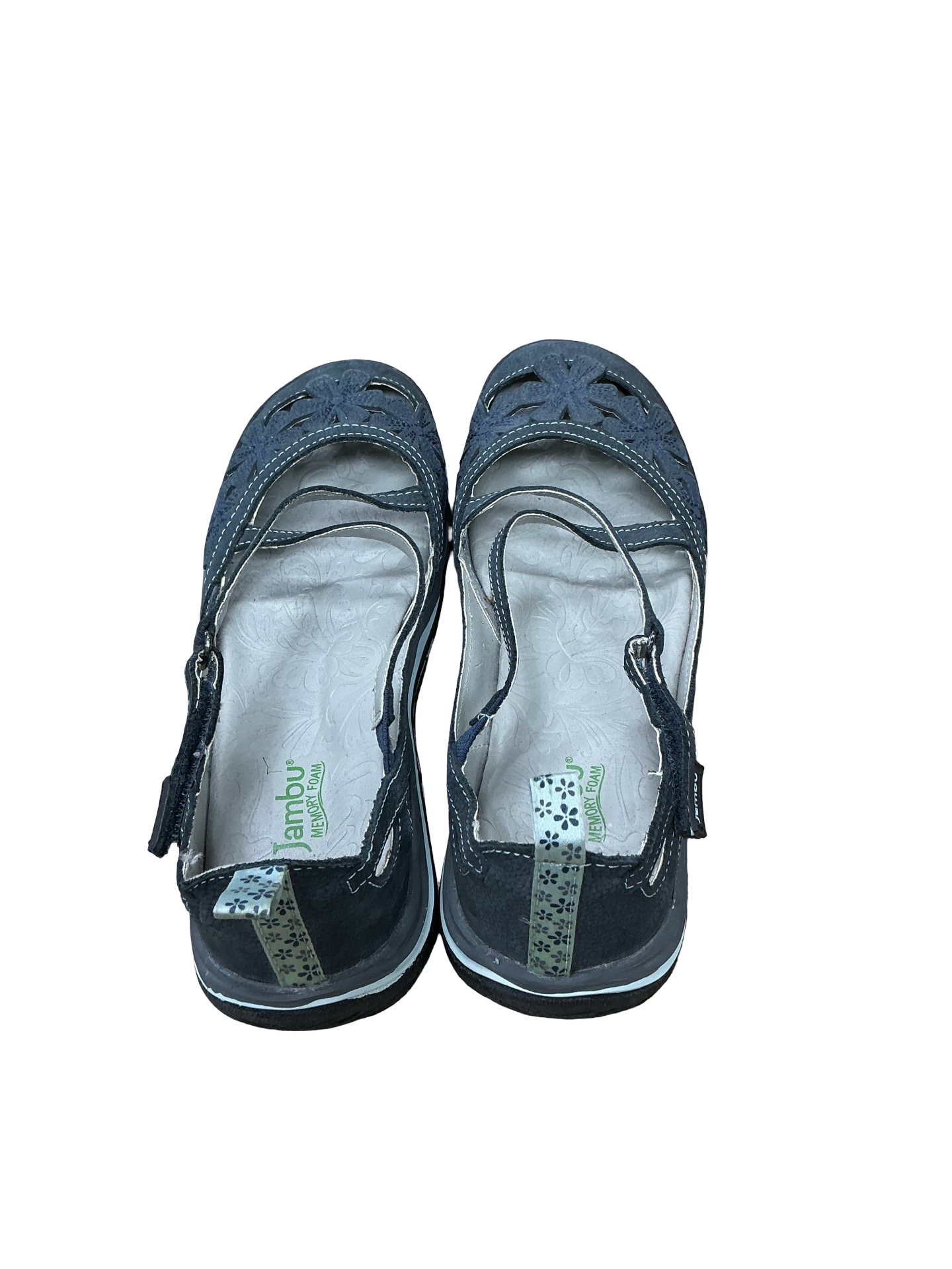 Shoes Flats By Jambu In Blue, Size:8