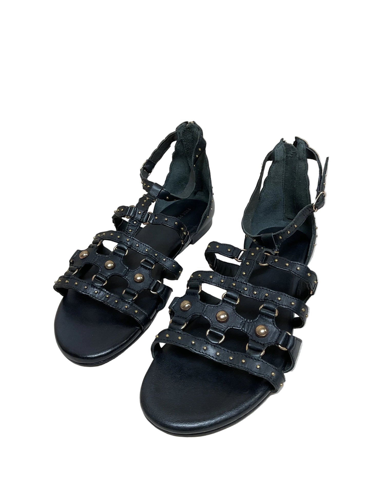 Sandals Flats By Free People In Black, Size:9