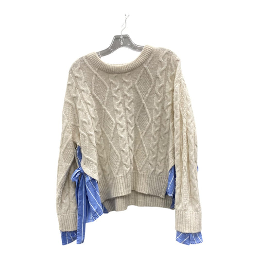 Sweater By Anthropologie In Cream, Size:M