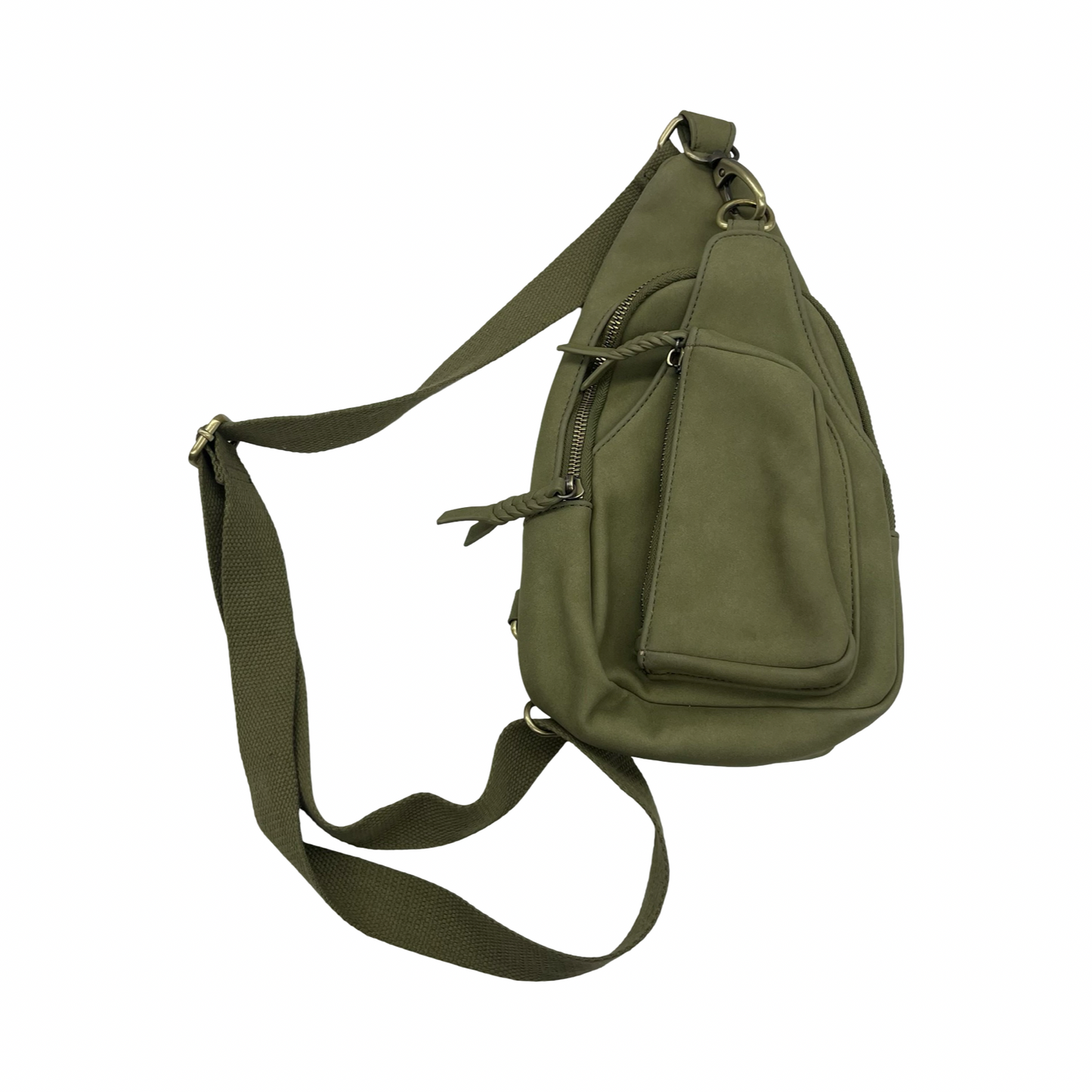 Crossbody By Antik Kraft In Green, Size:Small