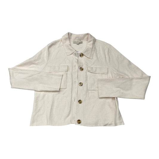 Blazer By Loft In Cream, Size:L
