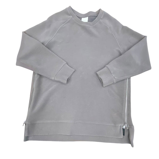 Athletic Sweatshirt Crewneck By Varley In Taupe, Size:L