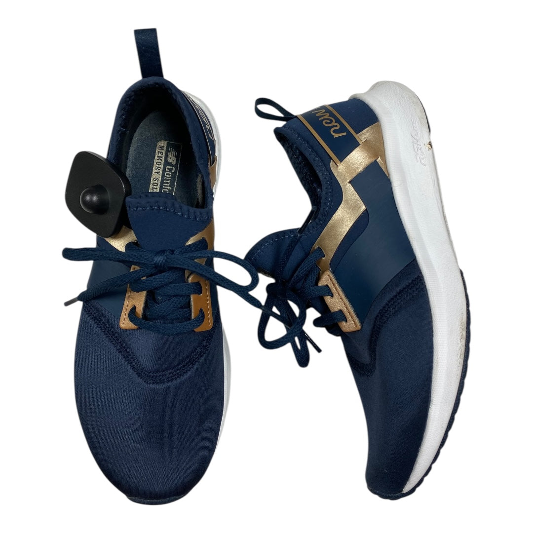 Shoes Athletic By New Balance In Navy, Size:6.5