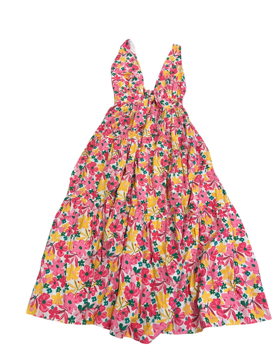 Dress Casual Maxi By Aakaa In Orange & Pink, Size:Xs