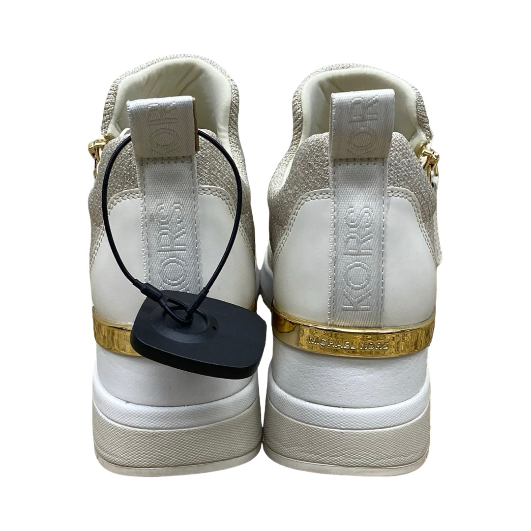 Shoes Designer By Michael Kors In Beige, Size:8.5