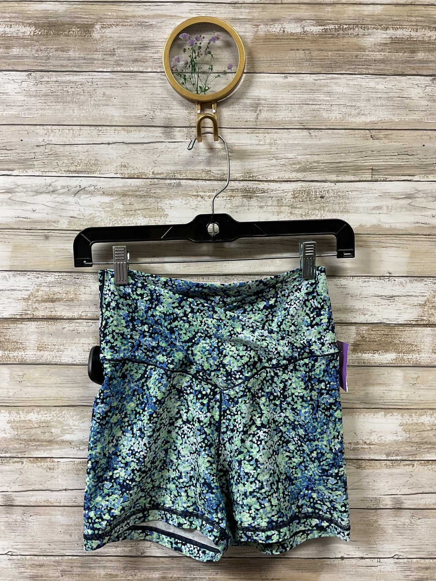 Athletic Shorts By Aerie In Blue & Green, Size:L