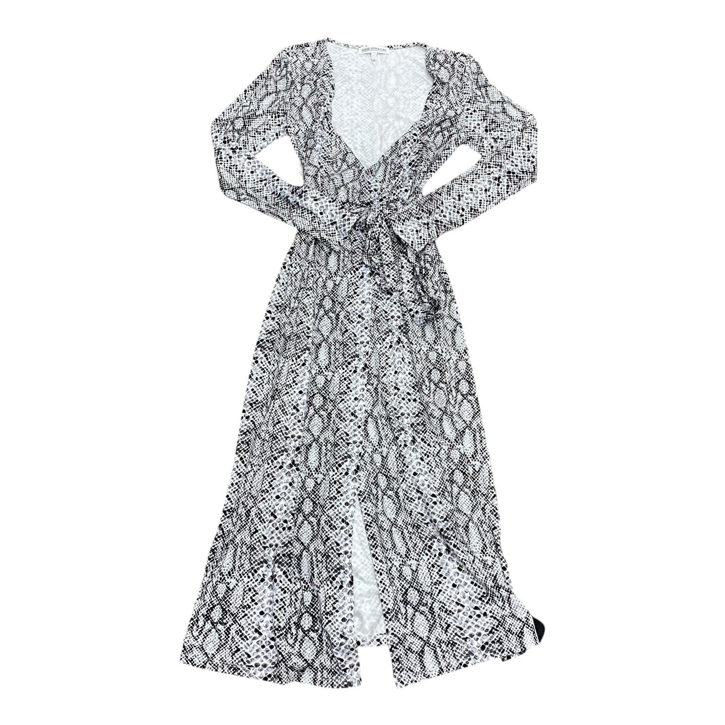 Dress Party Long By Good American In Snakeskin Print, Size:M