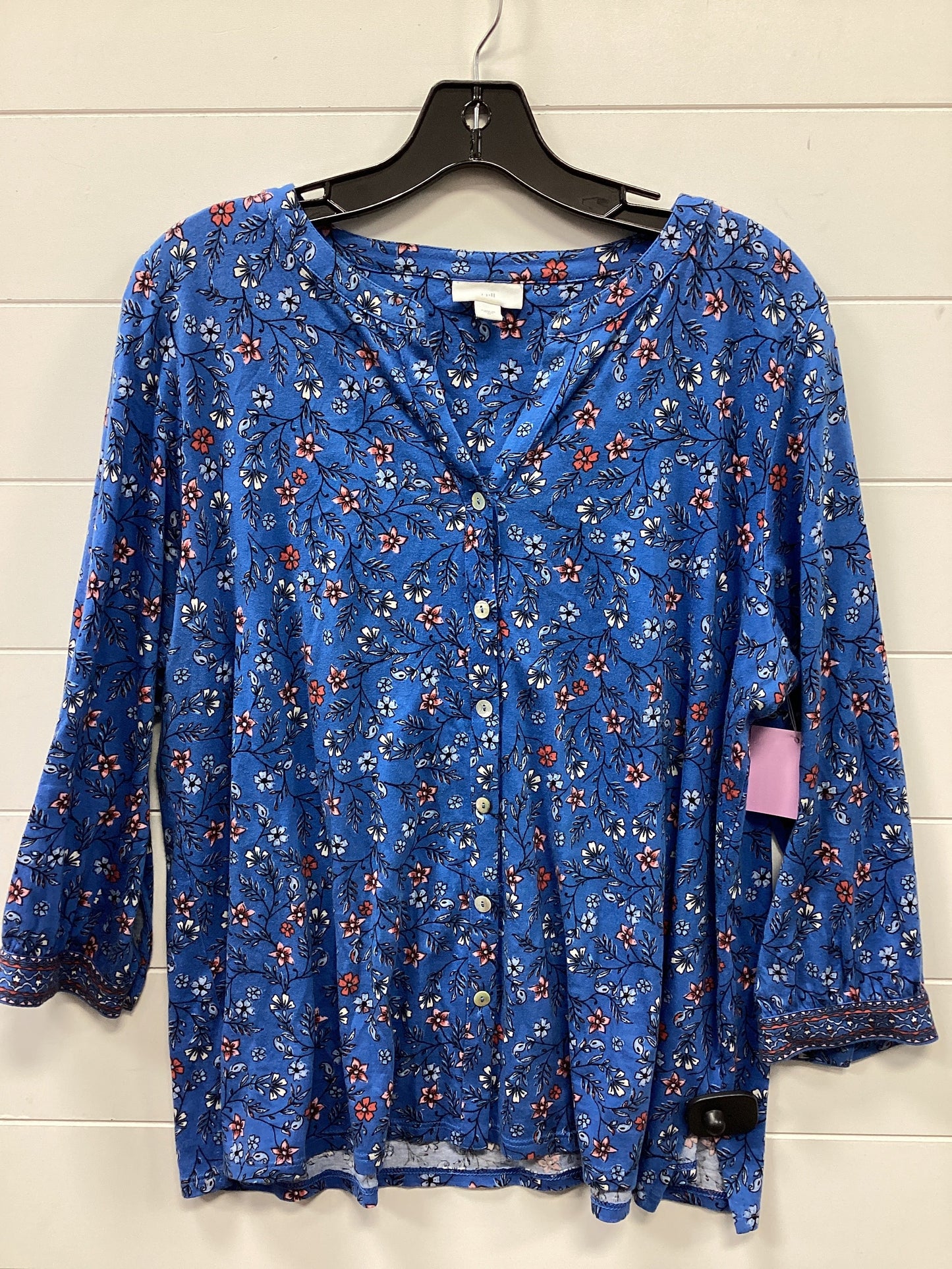 Top Ls By J. Jill In Blue, Size:M