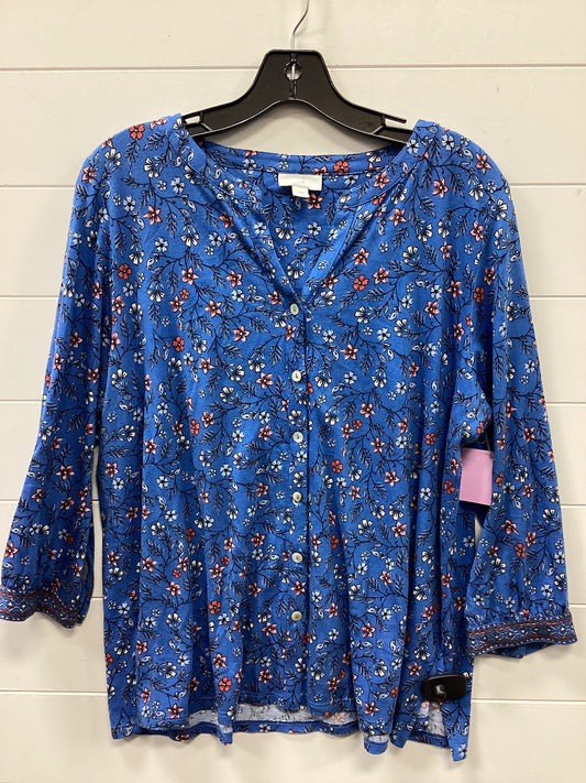 Top Ls By J. Jill In Blue, Size:M