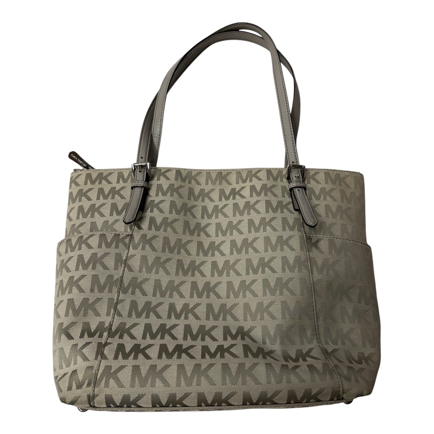 Handbag Designer By Michael Kors In Grey, Size:Large