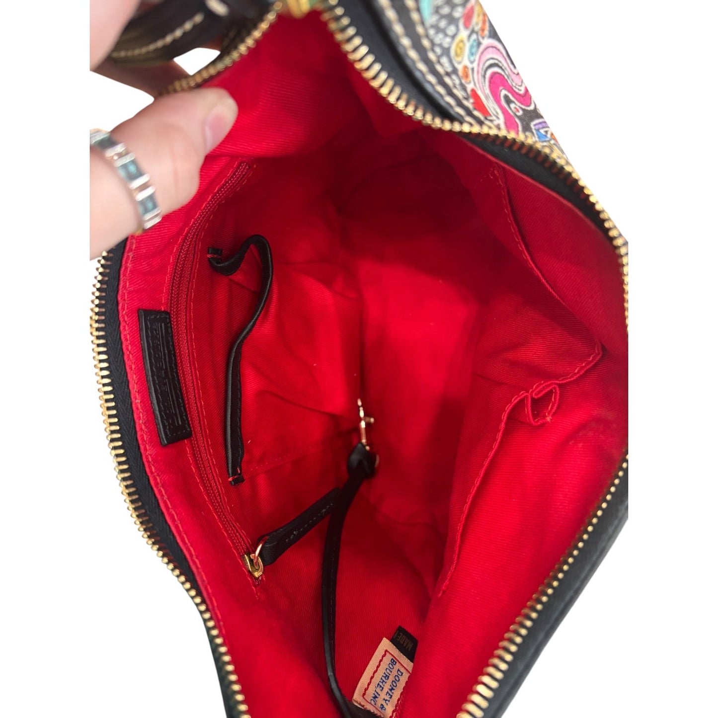 Handbag Designer By Dooney And Bourke In Multi, Size:Small