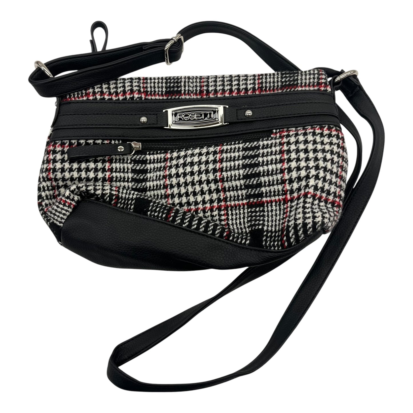 Crossbody By Rosetti In Plaid Pattern, Size:Small
