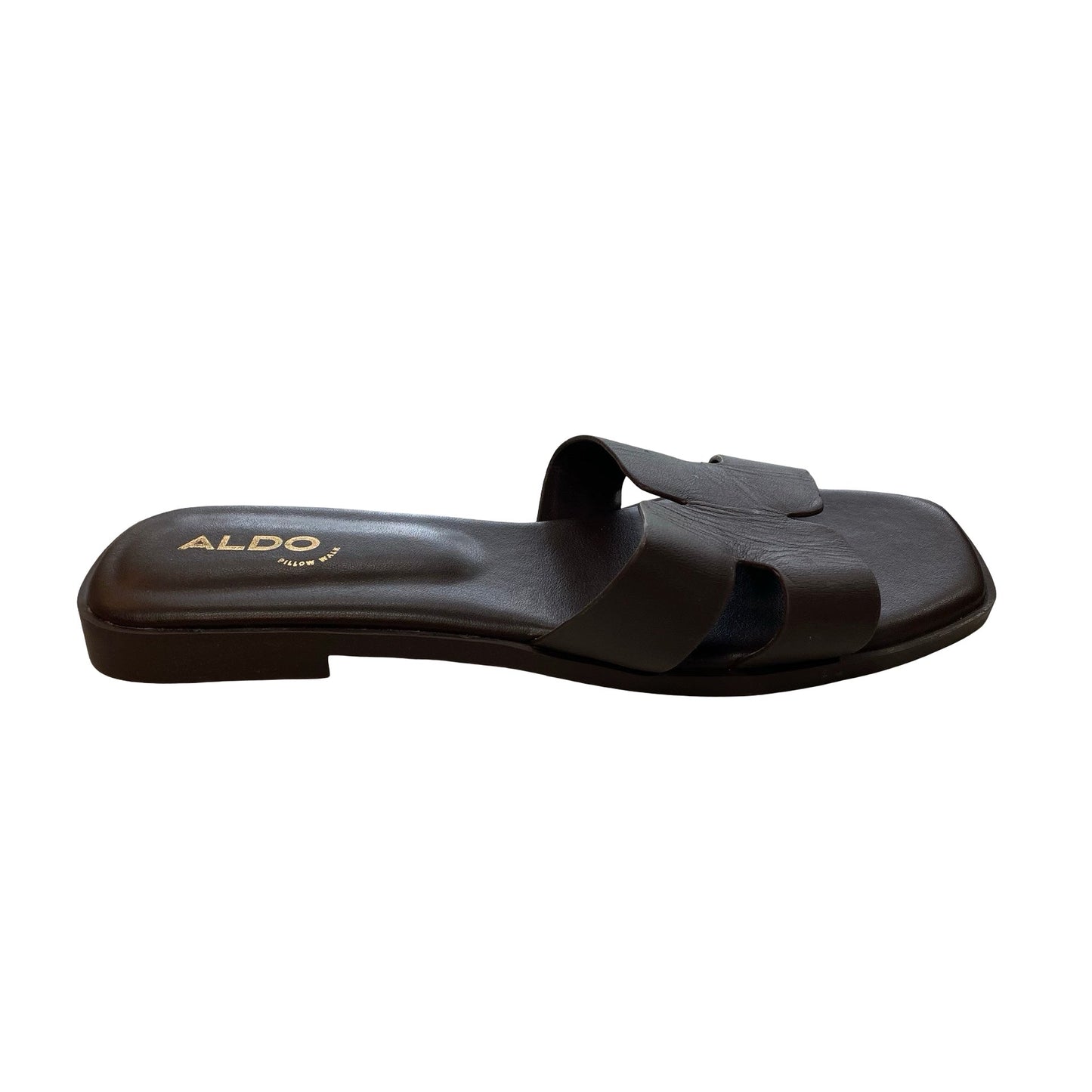 Sandals Flats By Aldo In Brown, Size:7