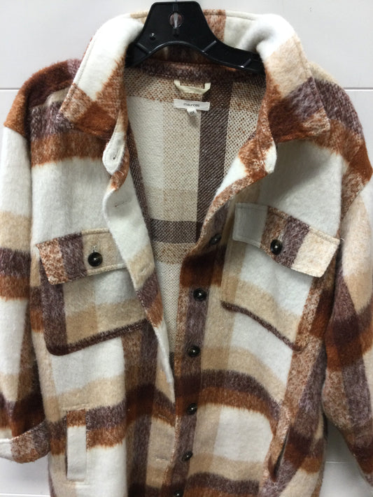 Jacket Fleece By Maurices In Cream, Size:Xl
