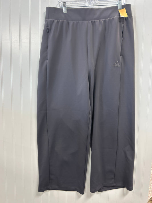Athletic Pants By Adidas In Grey, Size:2X
