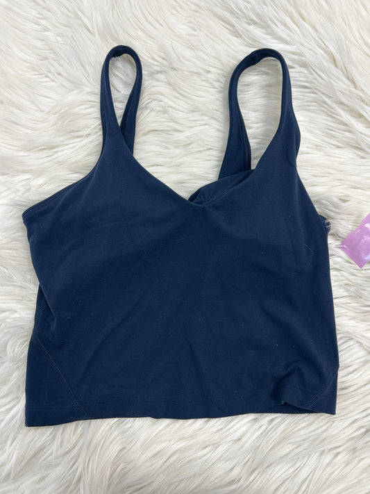 Athletic Tank Top By Lululemon In Navy, Size:Xs