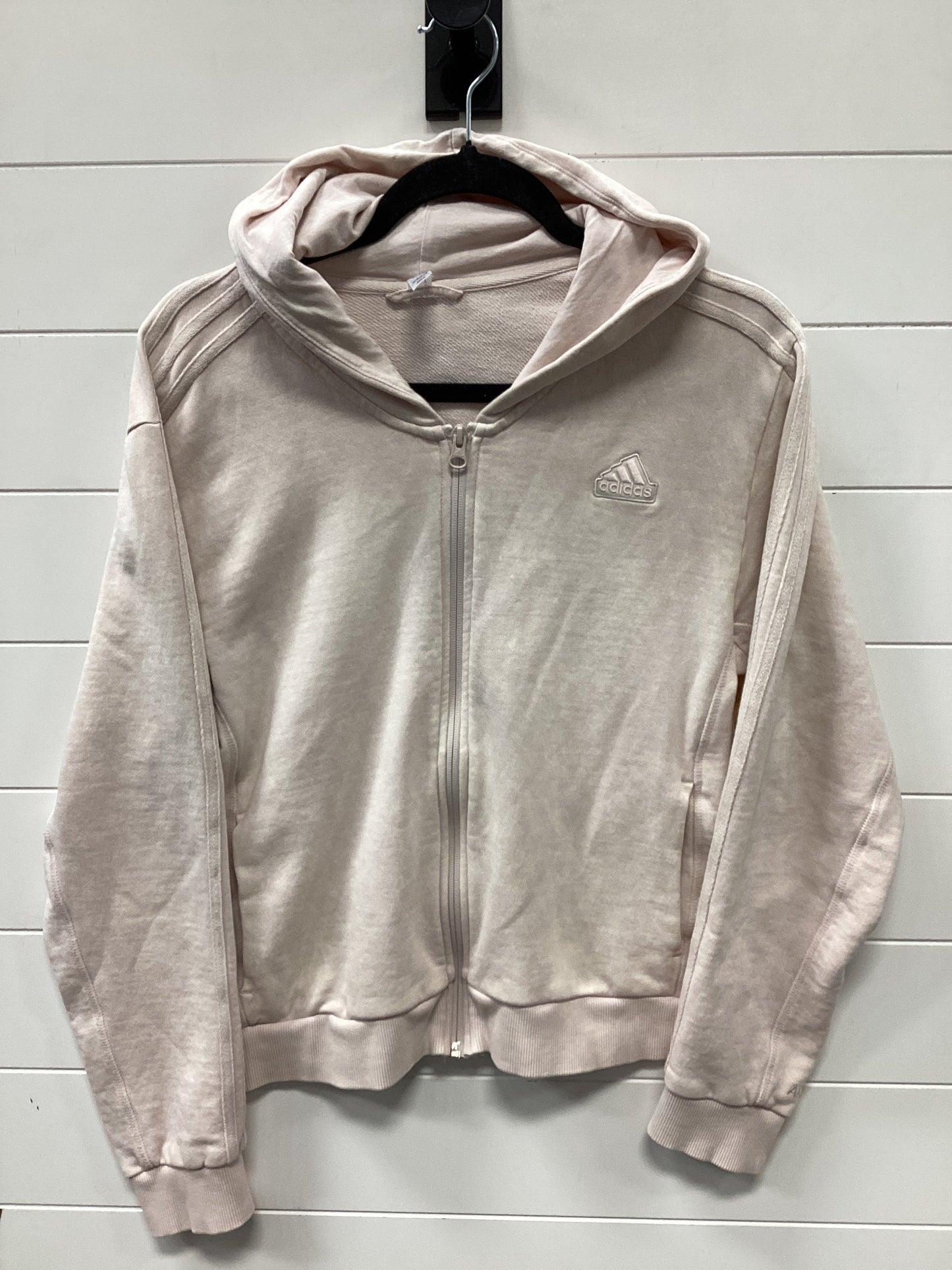 Athletic Top Ls Hoodie By Adidas In Pink, Size:S