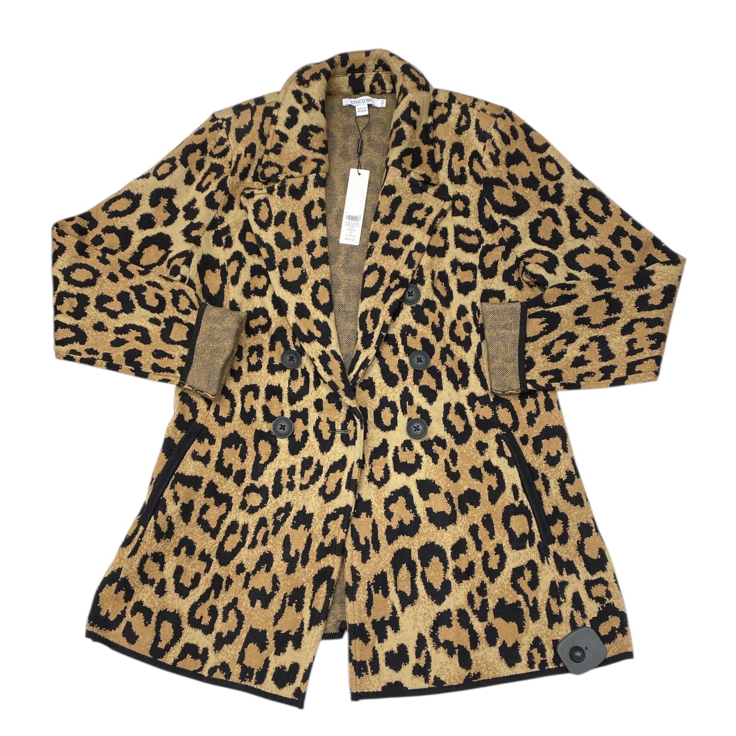 Blazer By Chicos In Animal Print, Size:S