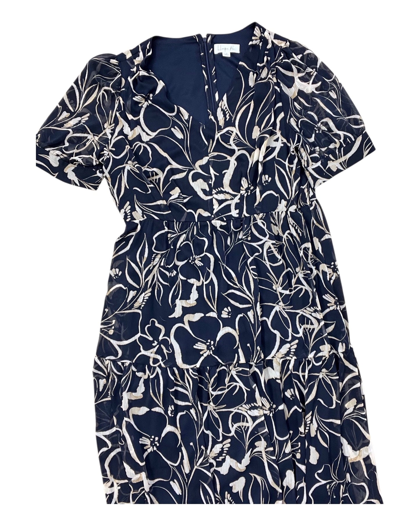 Dress Work By Clothes Mentor In Navy, Size:Xl