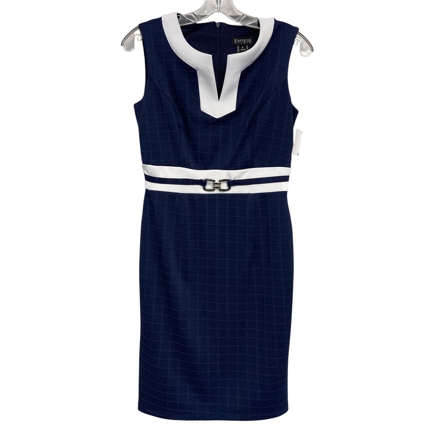 Dress Work By En Focus In Navy, Size:S