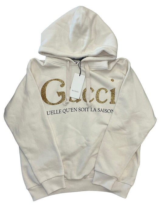 Sweatshirt Luxury Designer By Gucci In Cream, Size:S