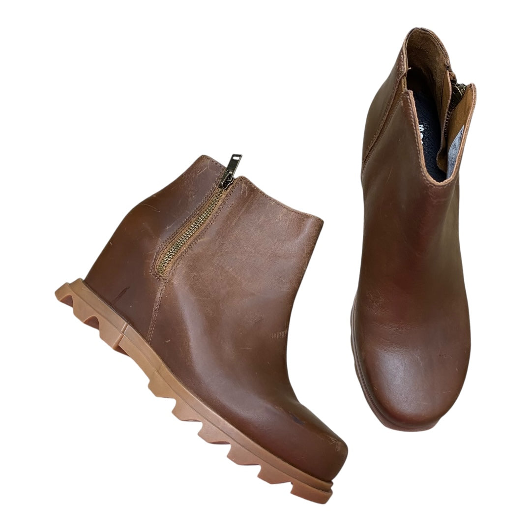 Boots Designer By Sorel In Brown, Size:9.5