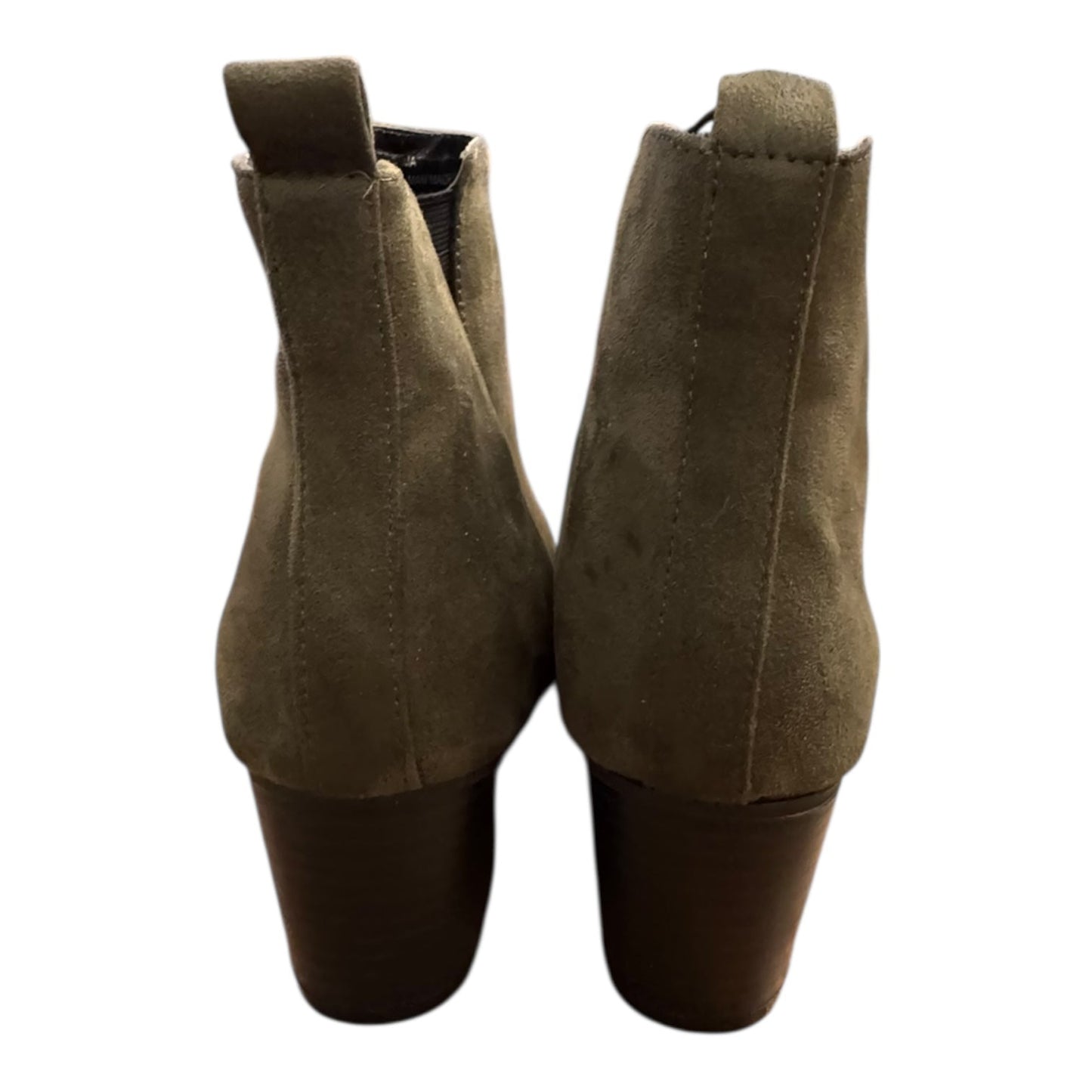 Boots Ankle Heels By Charlotte Russe In Green, Size:9
