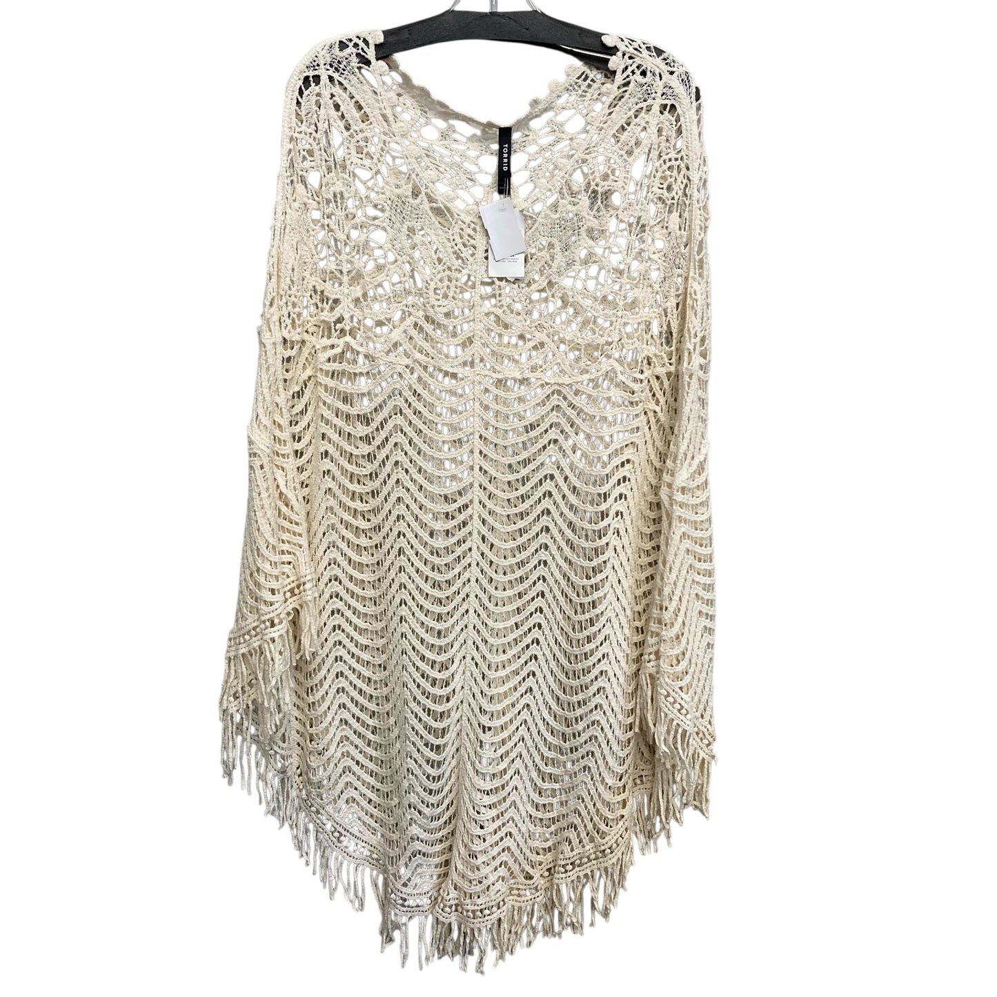 Shawl By Torrid In Cream, Size:Osfm
