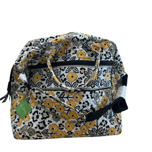 Duffle And Weekender By Vera Bradley In Black & Yellow, Size:Large