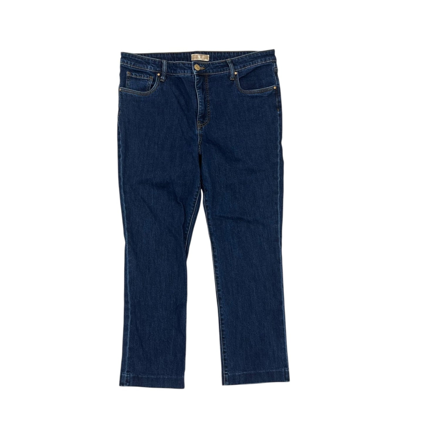 Jeans Skinny By Kut In Blue Denim, Size:12
