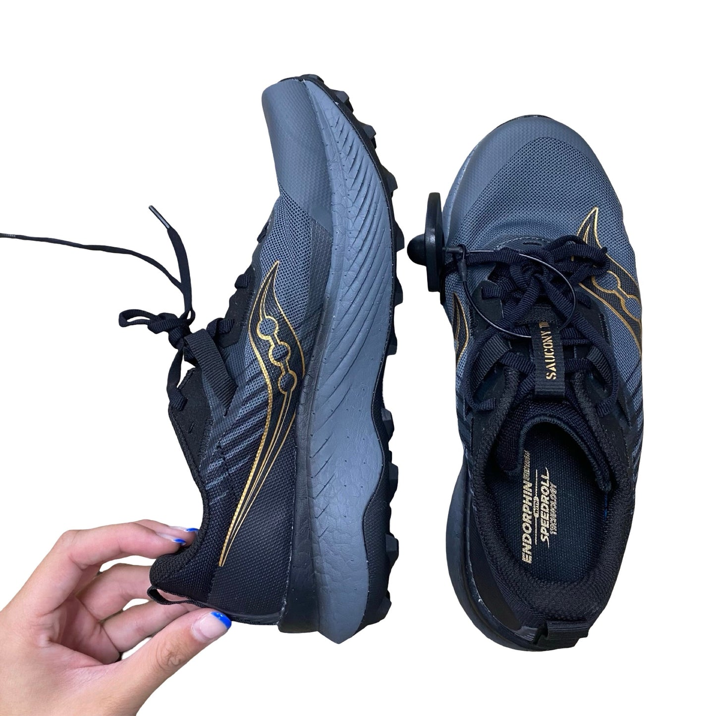 Shoes Athletic By Saucony In Black & Grey, Size:8
