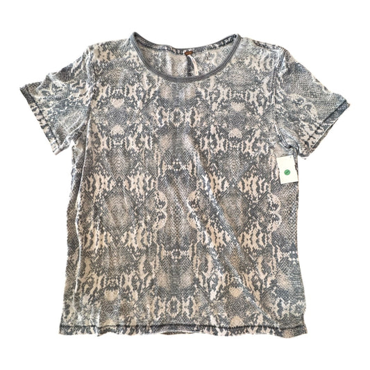 Top Ss By Free People In Animal Print, Size:S