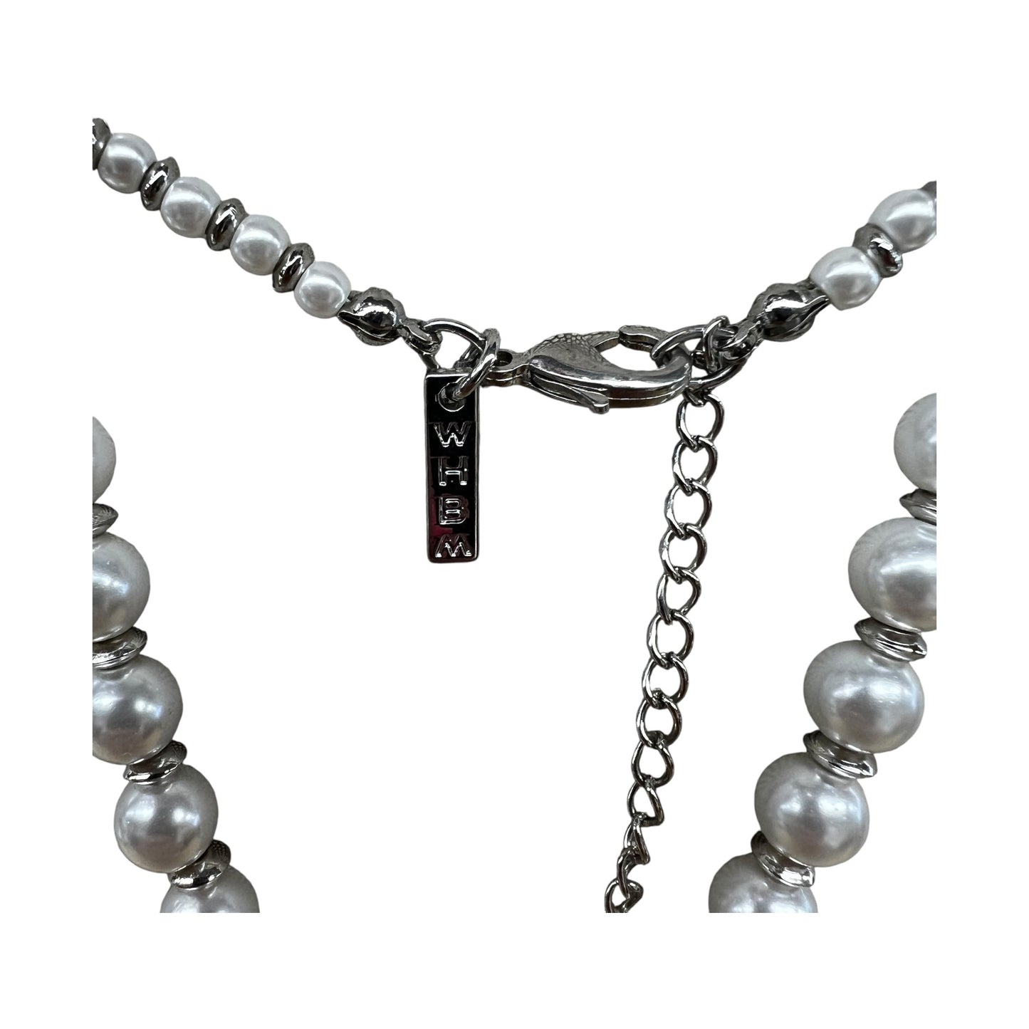 Necklace Pendant By White House Black Market In White