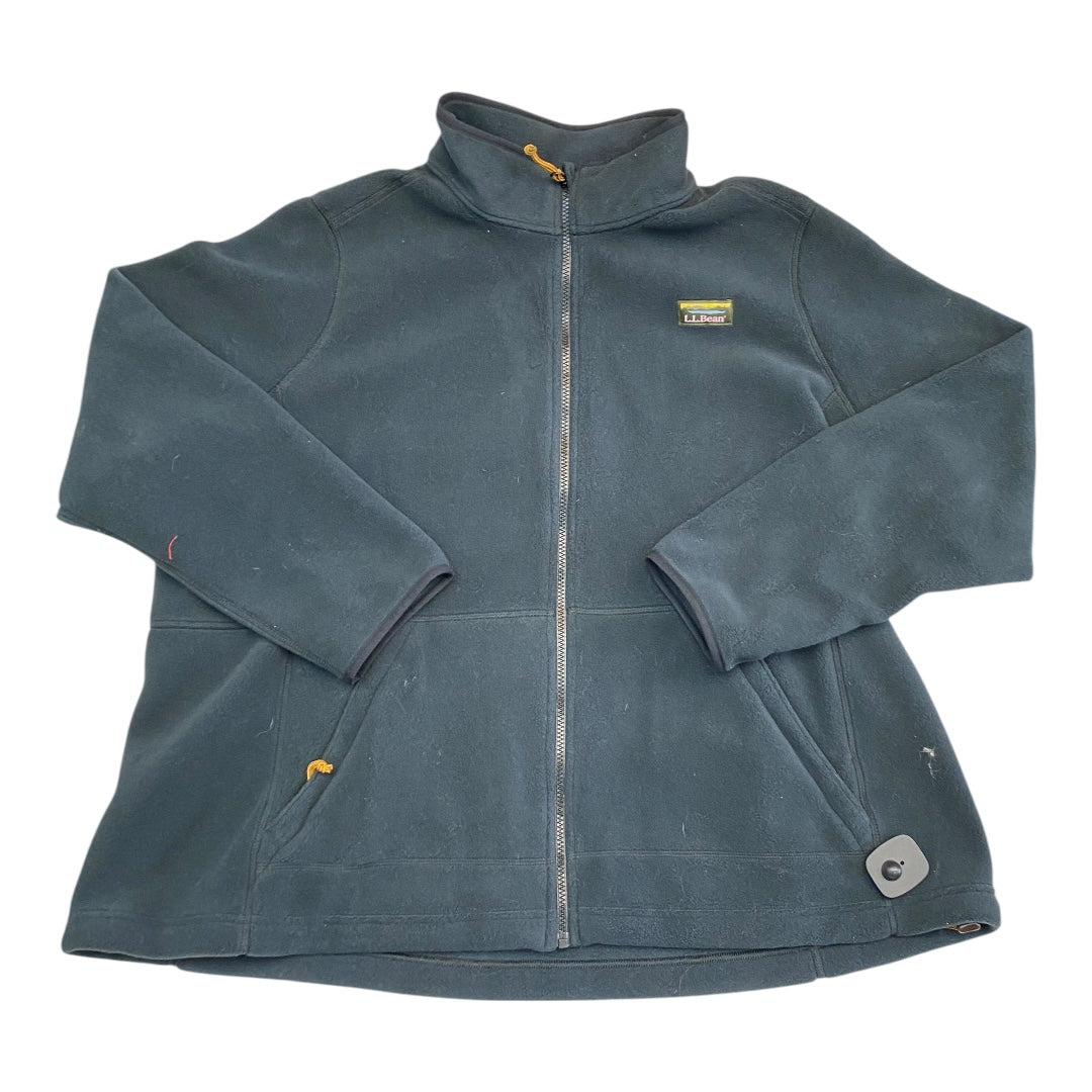 Jacket Fleece By Lands End In Black, Size:3X