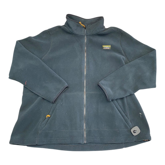 Jacket Fleece By Lands End In Black, Size:3X