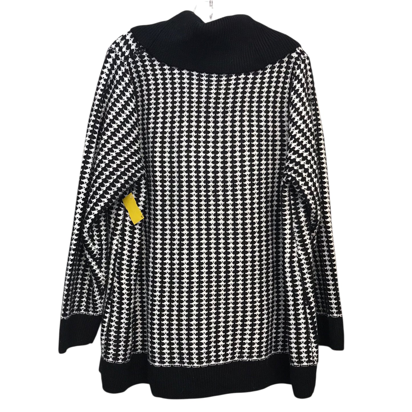 Sweater By Calvin Klein In Black & White, Size:2X