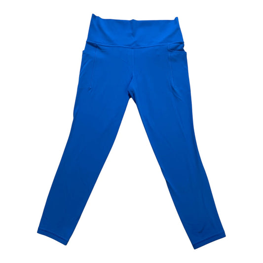 Athletic Leggings By Athleta In Blue, Size:M