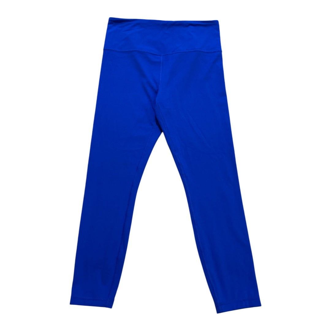 Athletic Leggings By Athleta In Blue, Size:M