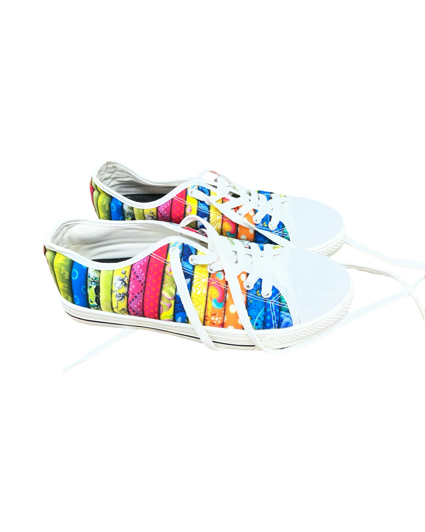 Shoes Flats By Clothes Mentor In Multi, Size:7